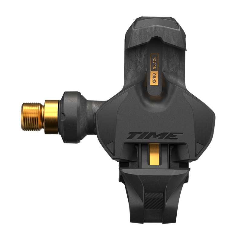 Time Sport XPRO 12 SL Carbon Clipless Road Pedals - Carbon Gold-2