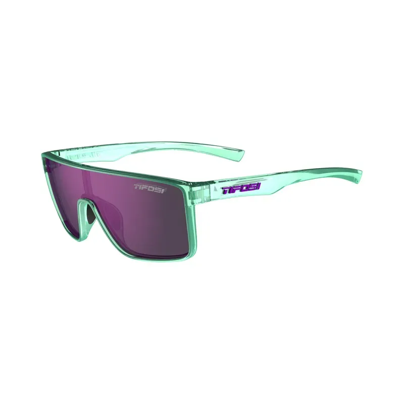 Tifosi Sanctum Single Lens Sunglasses in Aqua Shimmer