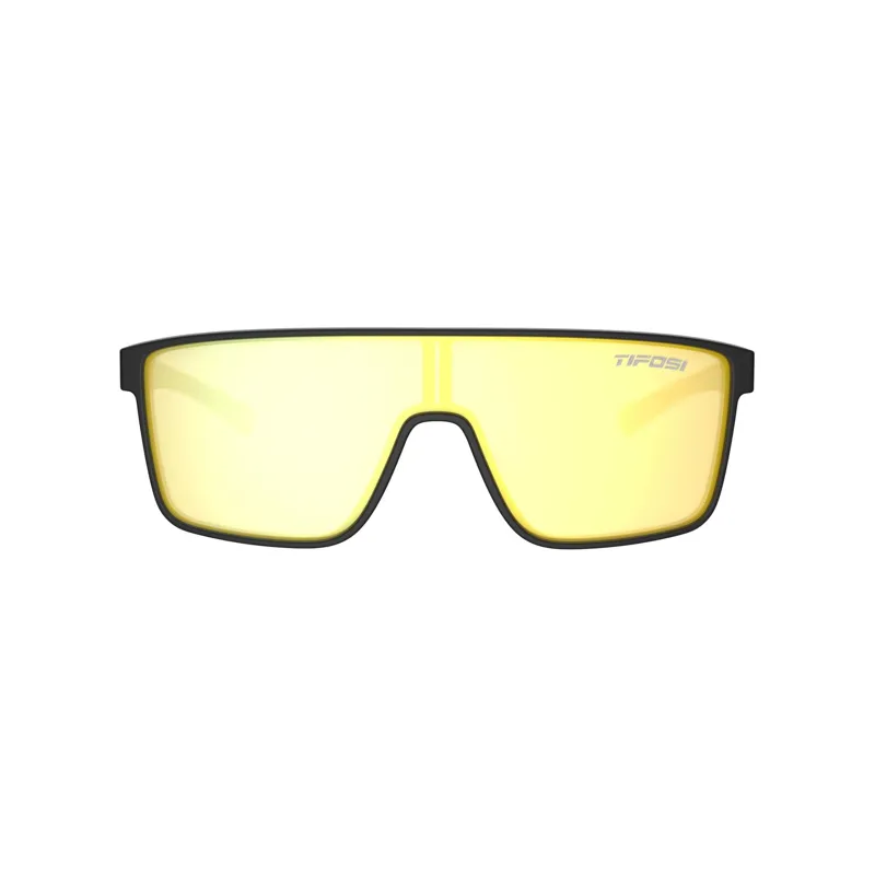 Tifosi Sanctum Gold Mirror Single Lens Sunglasses - Matt Black-1