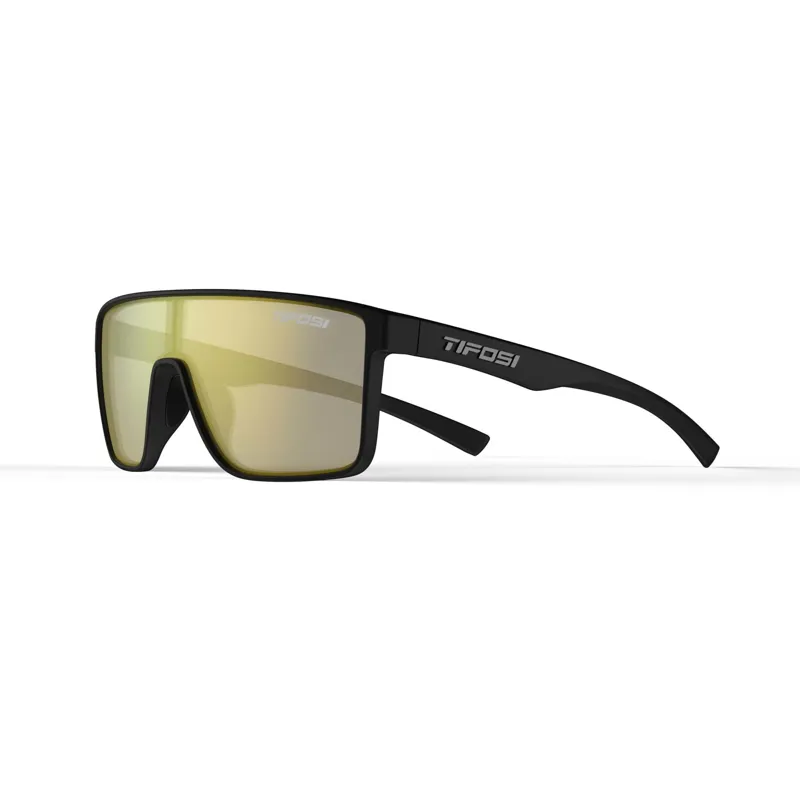 Tifosi Sanctum Gold Mirror Single Lens Sunglasses - Matt Black-3