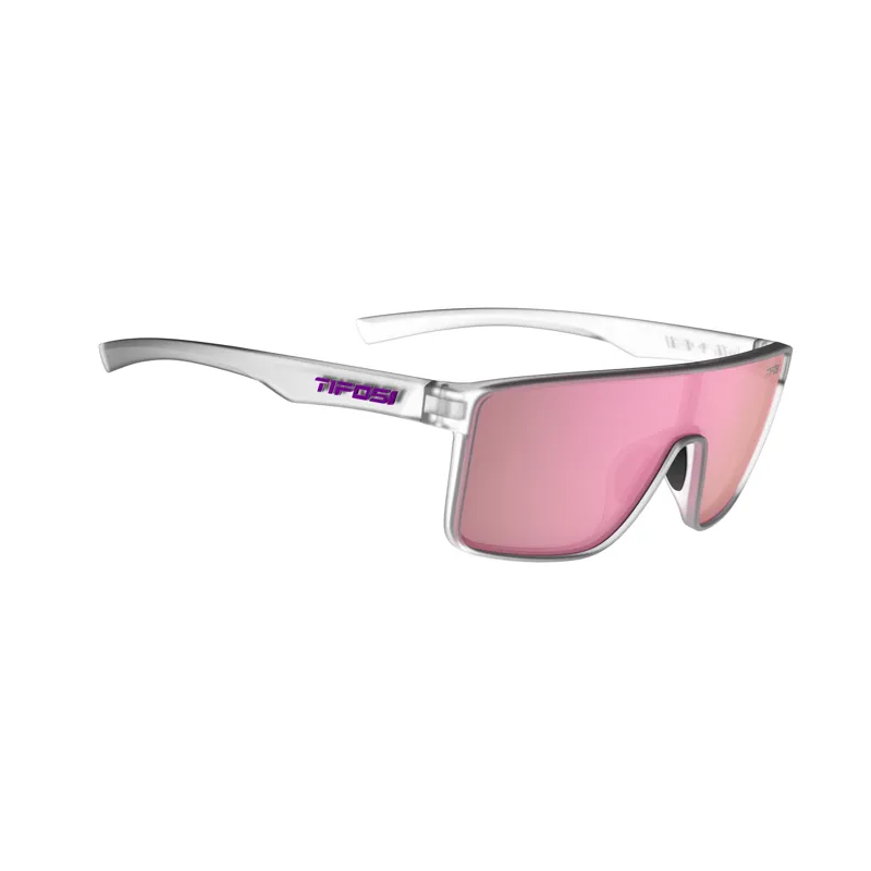 Tifosi Sanctum Single Lens Sunglasses - Satin Clear/ Rose-2