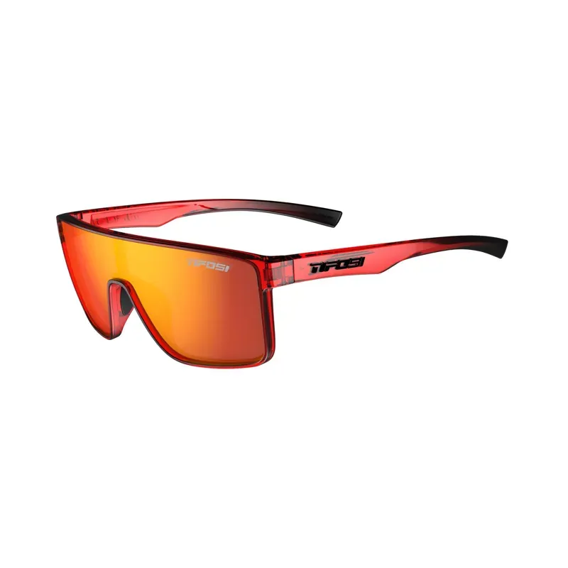 Tifosi Sanctum Mirror Red Single Lens Sunglasses - Crystal Red Fade
