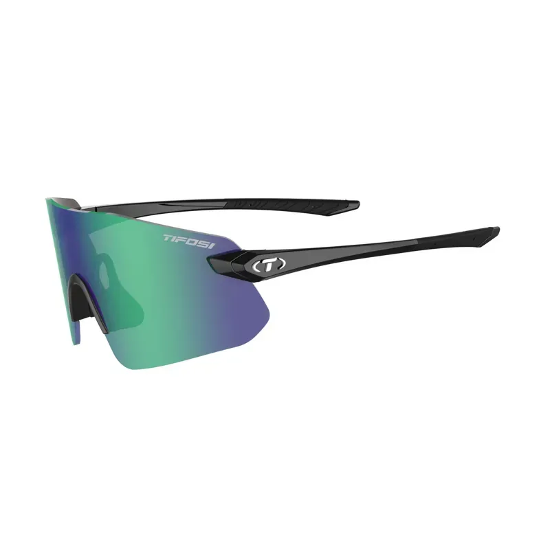 Tifosi Vogel SL Single Lens Sunglasses - Gloss Black/ Smoke Green