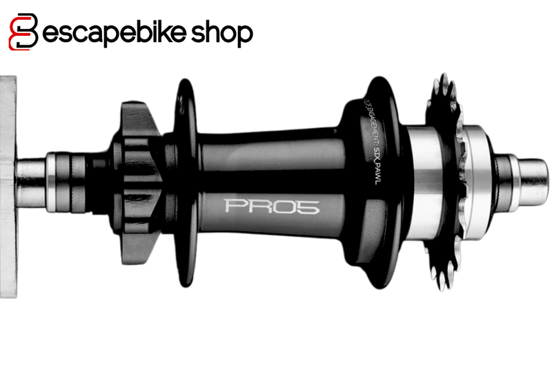 Hope Fortus 23W Pro5 6 Bolt Rear Wheel - Trails/SS - 27.5 Inch - Black-1