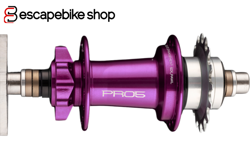 Hope Fortus 23W Pro5 6 Bolt Rear Wheel - Trails/SS - 29 Inch - Purple-1