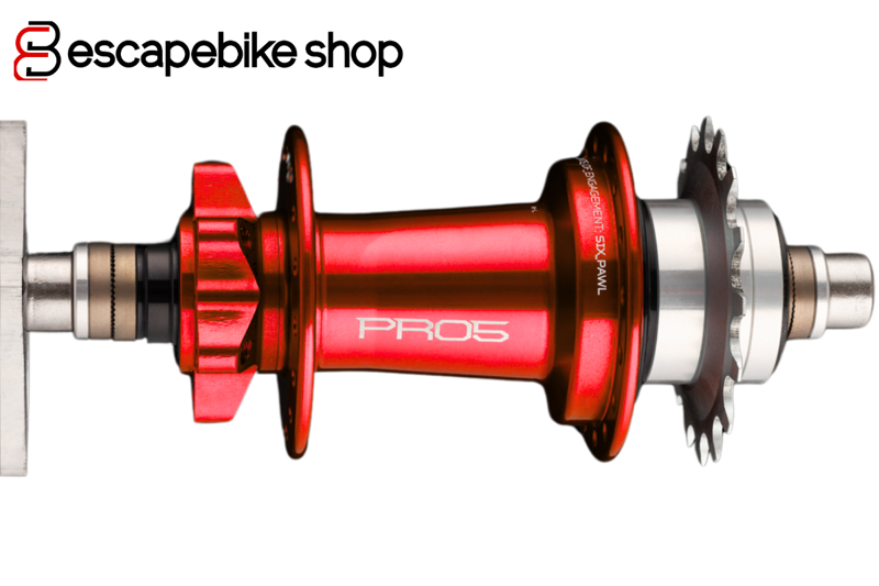 Hope Fortus 23W Pro5 6 Bolt Rear Wheel - Trails/SS - 27.5 Inch - Red-1