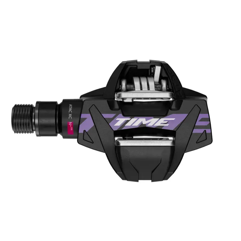 Time Sport XC 6 ATAC Clipless Pedals - Black/ Purple