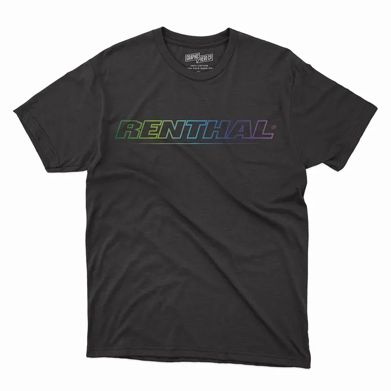Renthal Fade1 T-Shirt in Black