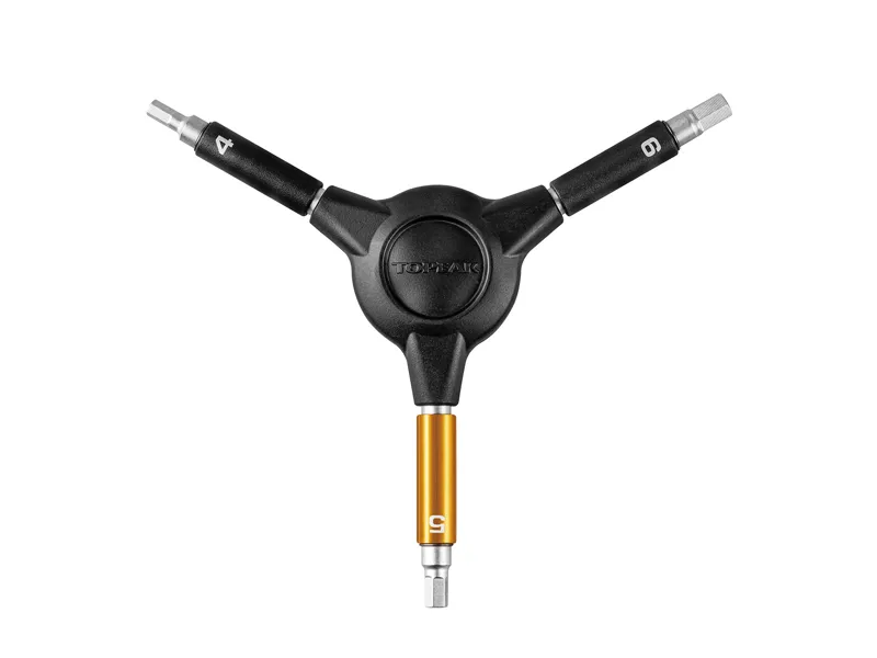 Topeak YHex Speed Wrench 4/5/6mm 3 Way Allen Key Tool - Black