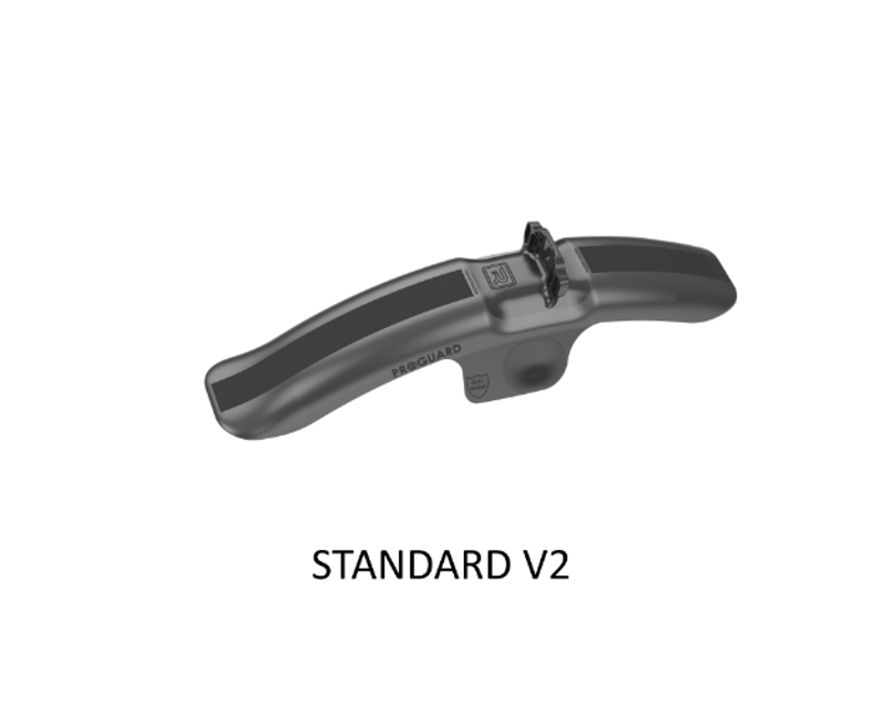 RRP ProGuard Bolt-On V2 Front Mudguard - Black-2