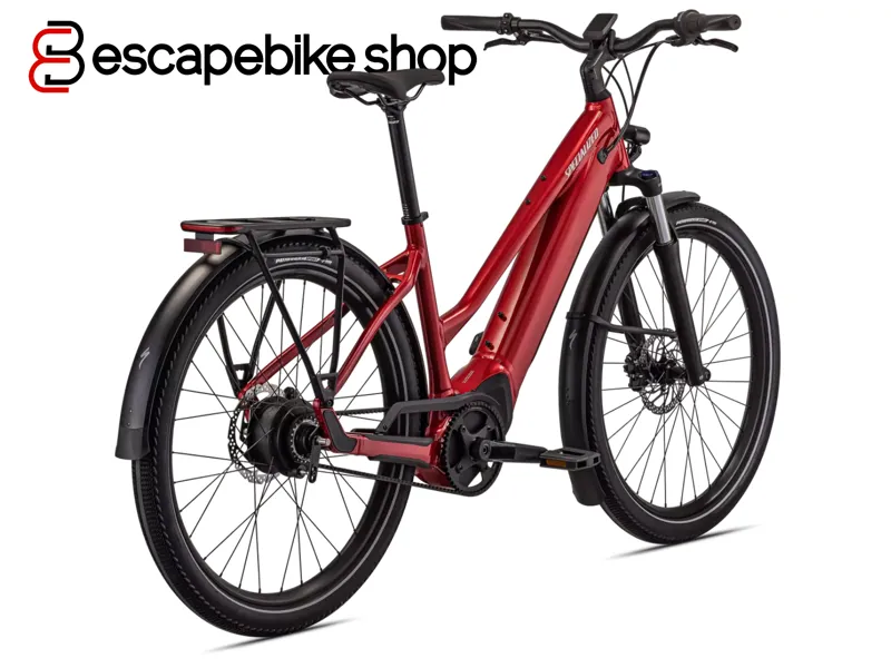 Specialized Vado 3.0 IGH Step-Thru Hybrid E.Bike - Red Tint-1