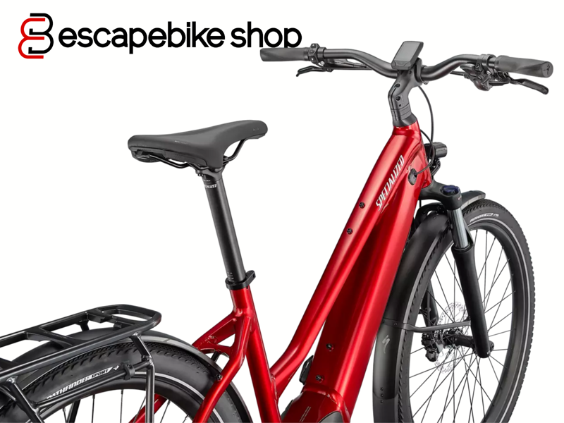 Specialized Vado 3.0 Step-Thru Hybrid E.Bike - Red Tint-5