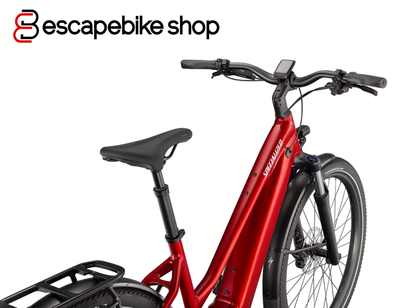 Specialized  Vado 4.0 Step-Thru Hybrid E.Bike - Red Tint-2