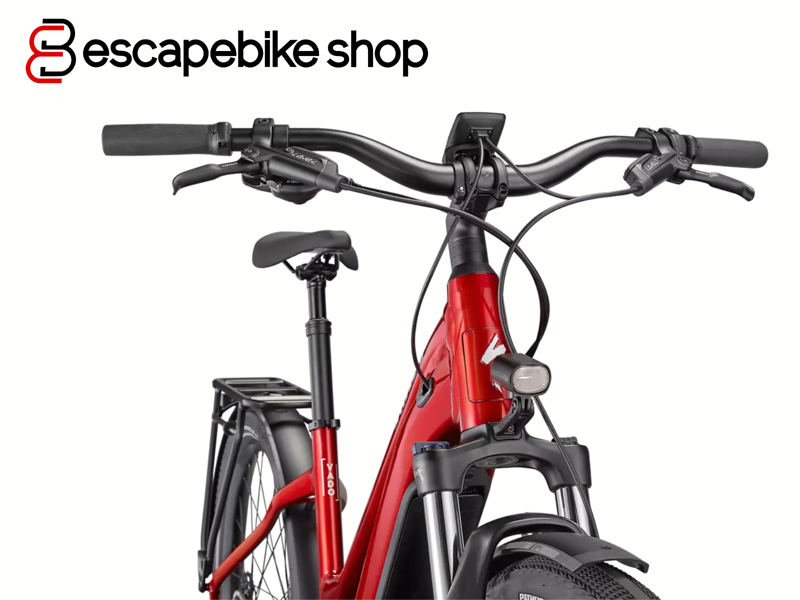 Specialized  Vado 4.0 Step-Thru Hybrid E.Bike - Red Tint-3