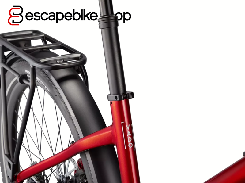 Specialized  Vado 4.0 Step-Thru Hybrid E.Bike - Red Tint-5