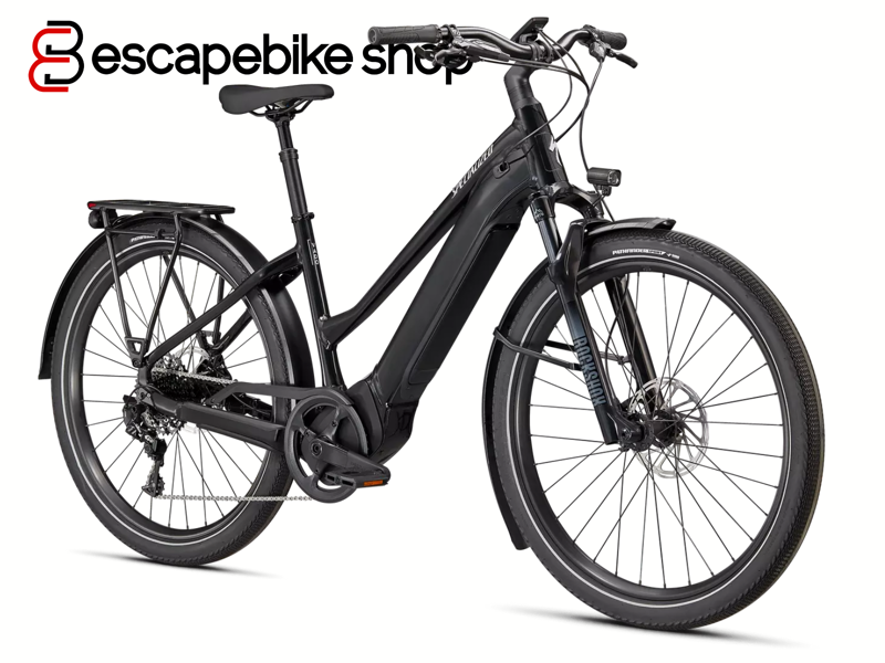 Specialized Vado 5.0 Step-Thru Hybrid E.Bike - Cast Black-1