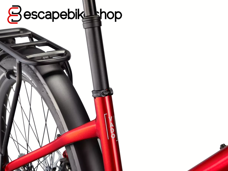 Specialized Vado 5.0 Step-Thru Hybrid E.Bike - Red Tint-5