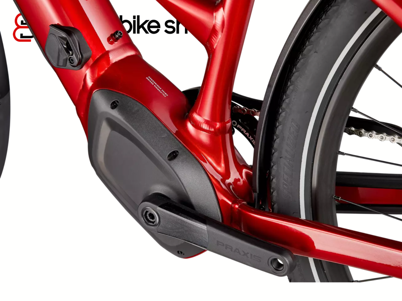 Specialized Vado 5.0 Step-Thru Hybrid E.Bike - Red Tint-4