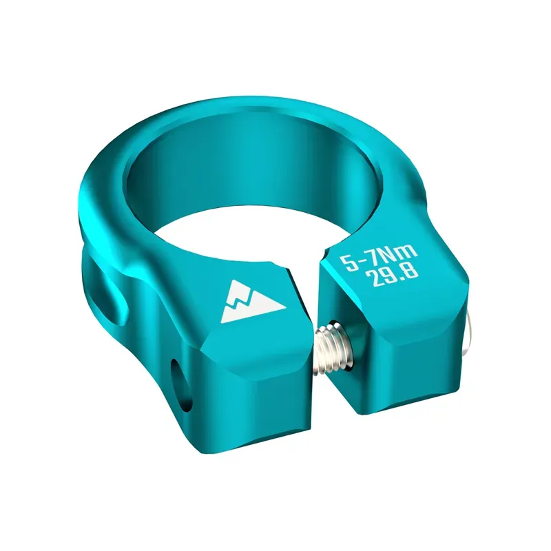 Wheels Manufacturing 29.8mm Seatpost Clamp in Turquoise-1