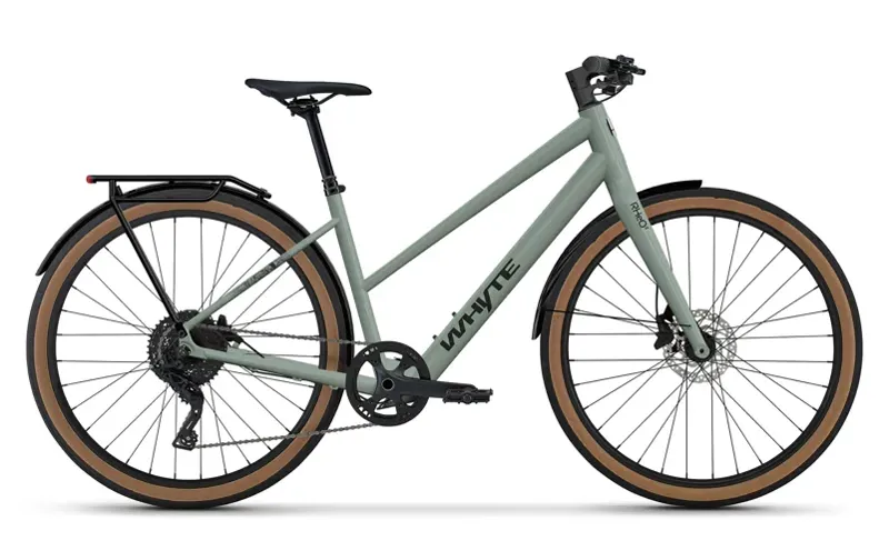 Whyte RheO 3 ST Hybrid E.Bike - Gloss Sage Green