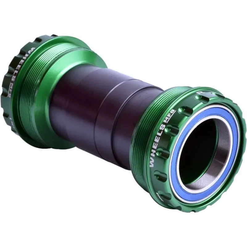 Wheels Manufacturing 29mm T47 Outboard DUB Bottom Bracket in Green